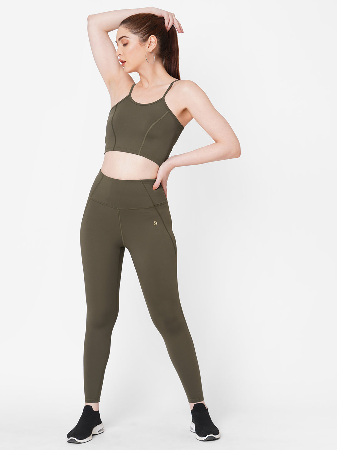 Olivine Basic Crop Top boddactive.com