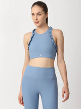 Power Blue Ribbed Set